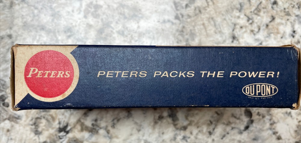 Vintage PETERS Ammo Box Empty Shells 243 Win