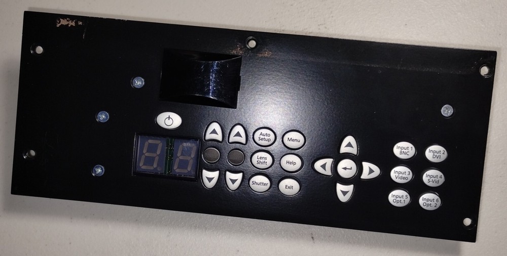 Christie DW8K DW5K Control Panel Projector 100358 2 1