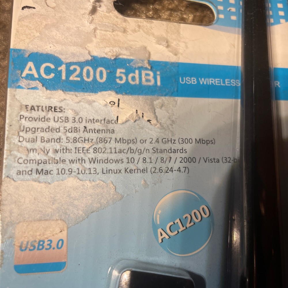 usb wireless adapter ac1200 5dBi
