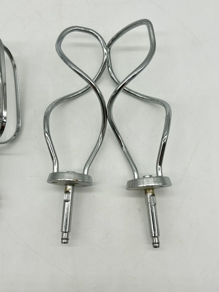 Vtg Oster Regency Kitchen Center Replacement Part Beaters Attachments 2 Pairs