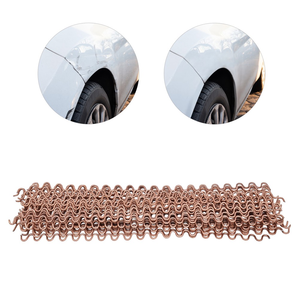 Wave Wiggle Wire Dent Puller Panel Beating Pulling Claw Panel Repair 50Pcs Kits