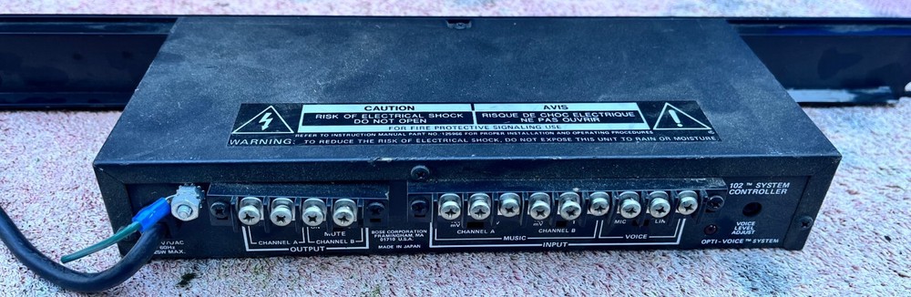 Bose 102 System Controller Rack Mount No Remote