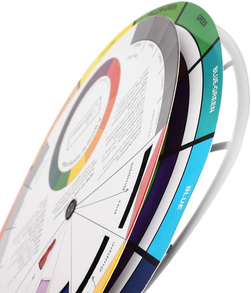 Creative Color Wheel, Paint Mixing Learning Guide, Art Class Teaching Tool for M