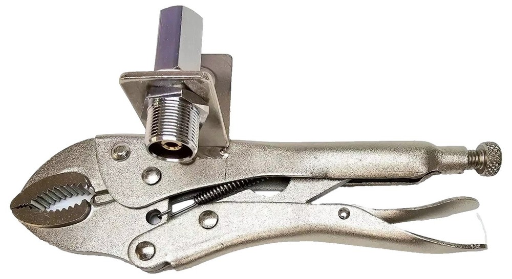 Workman QRVG1 CB Quick Release Locking Vice Grip Antenna Mount w/ SO-239 Stud