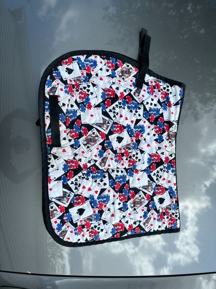 Playing Card English Saddle Pad - Used