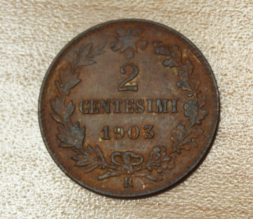 1903 Italy 2 Centesimi