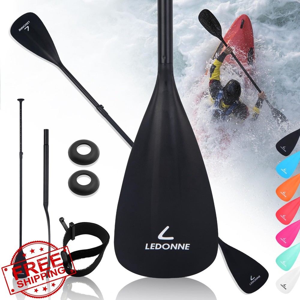 LEDONNE SUP Kayak Paddle 4-Piece Adjustable Floating Oar