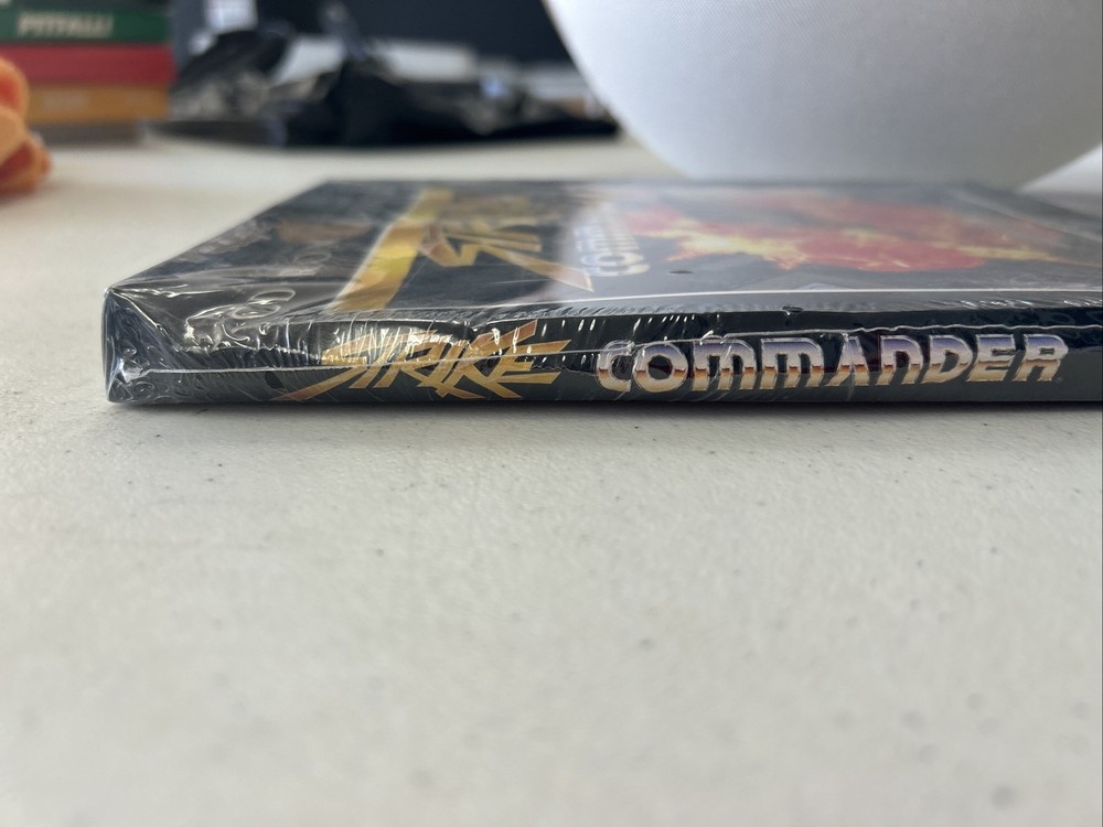 Sealed Strike Commander 1994 Rare EA Big Box PC Video Game Complete CD-ROM CIB