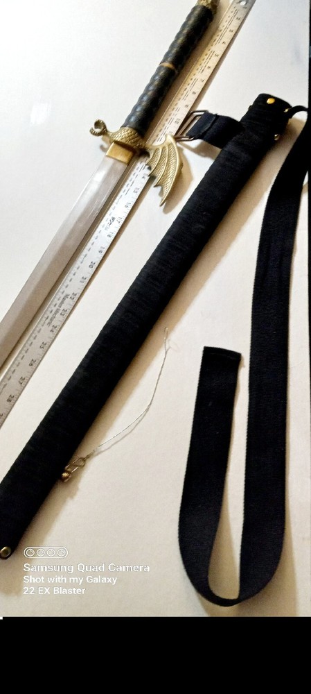 Custom Kirikana Sword 39 " Blade 25.5" - Solid Brass - See Description