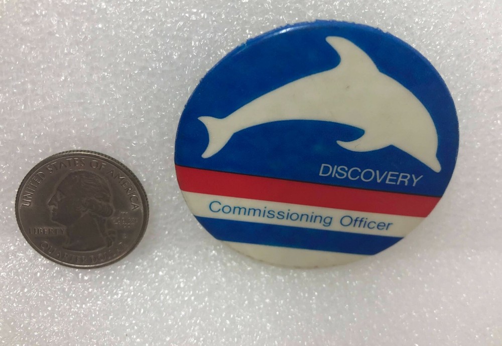 Discovery Commissioning Officer Pin