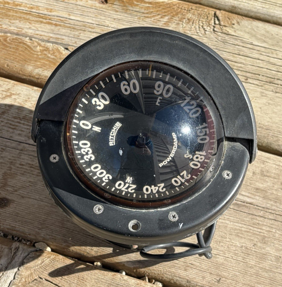 Ritchie Flush-Mount Marine Navigation Compass 4.5" Dial Model FN-201