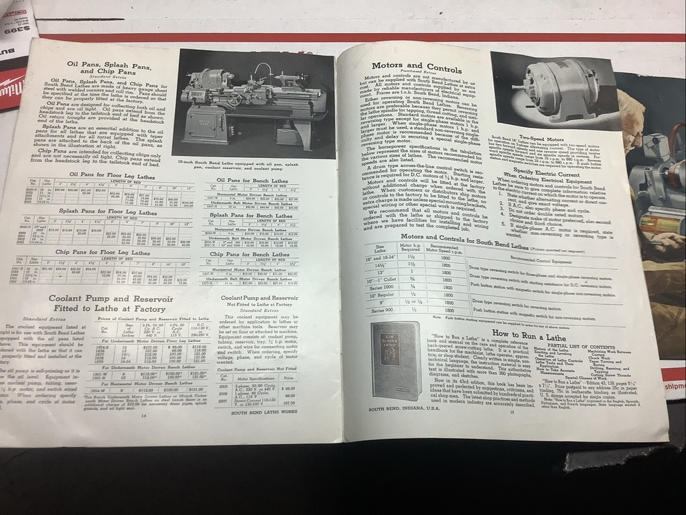 South Bend Lathe Catalog 9-g & 77-g