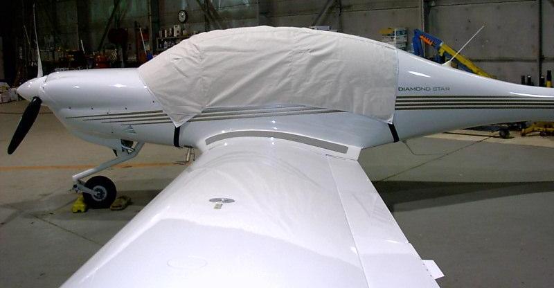 Diamond DA40 windshield and cabin cover
