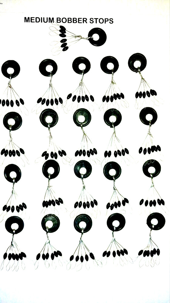 126  RUBBER BOBBER STOPS MEDIUM FLOAT FISH TEXAS RIG PEG SINKER STOP BOBBERSTOPS
