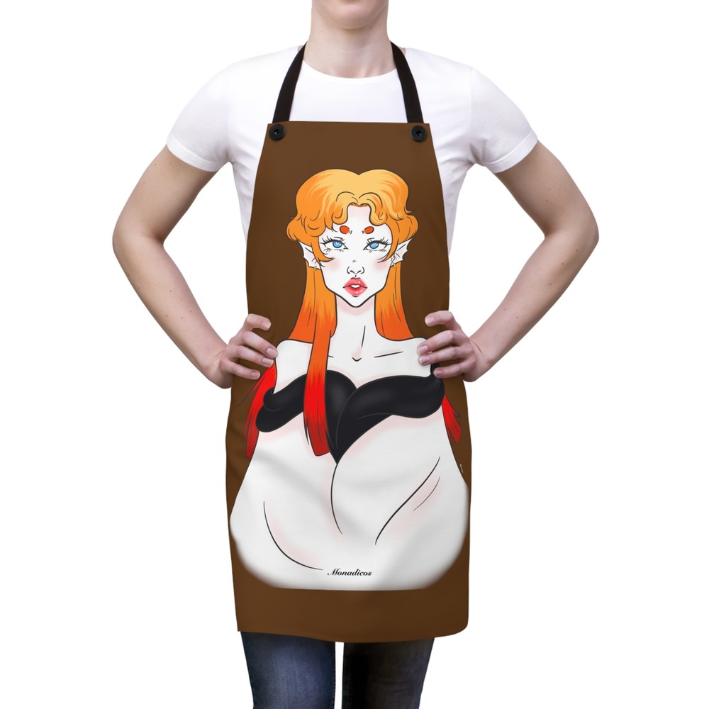 Anna | Brown | Apron (AOP)