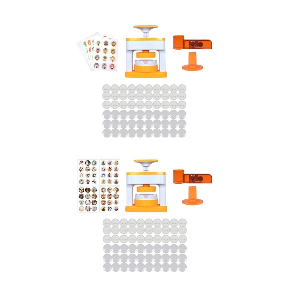 DIY Pin Badge Button Maker Button Maker Machine Easy Using Decorative Accs