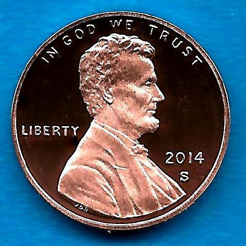2014 Proof Lincoln Cent- Gem Proof Deep Cameo