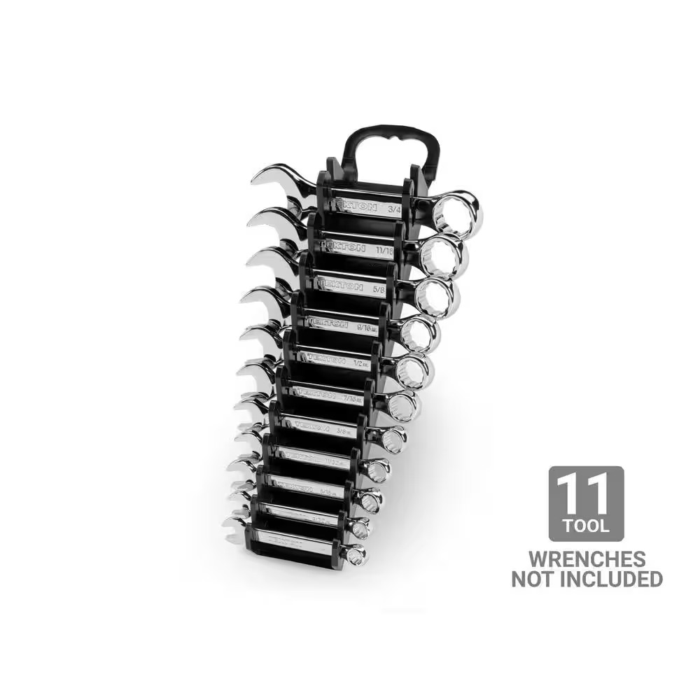 11-Tool Stubby Combination Wrench Holder (Black) NEW