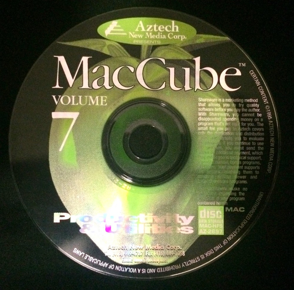 Mac 6 Disc Random Lot / Macintosh Computer Software