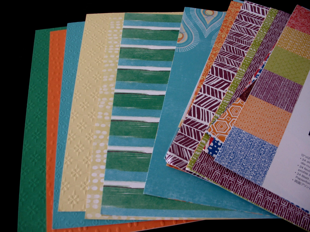 Creative Memories Color My World Stack Pack 24, not including die cut sheets, +