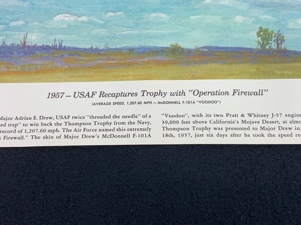 1963 USAF Recaptures Trophy With "Operation Fireball" Print
