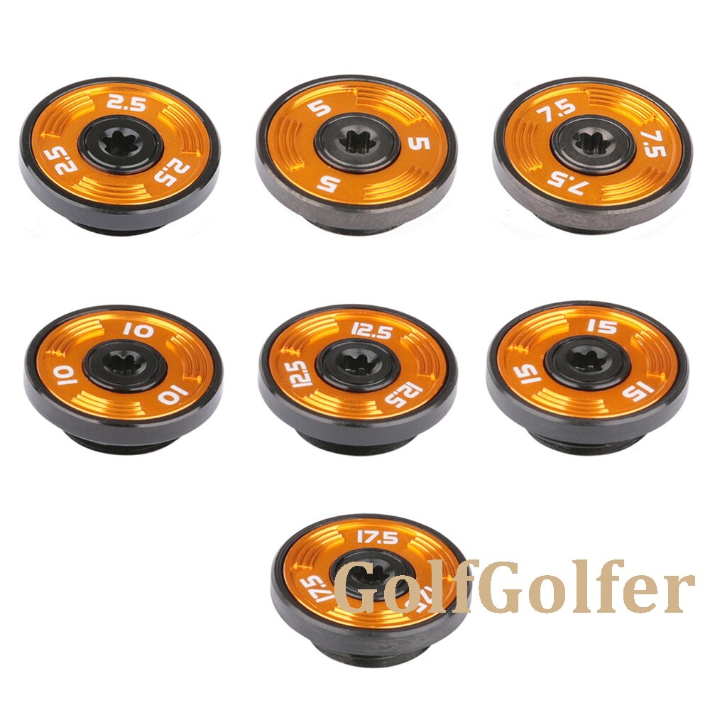 2x Gold Golf Weights for TaylorMade TP Reserve Putter