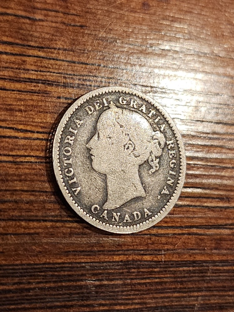 1899 Canada 10 Cents Silver Coin