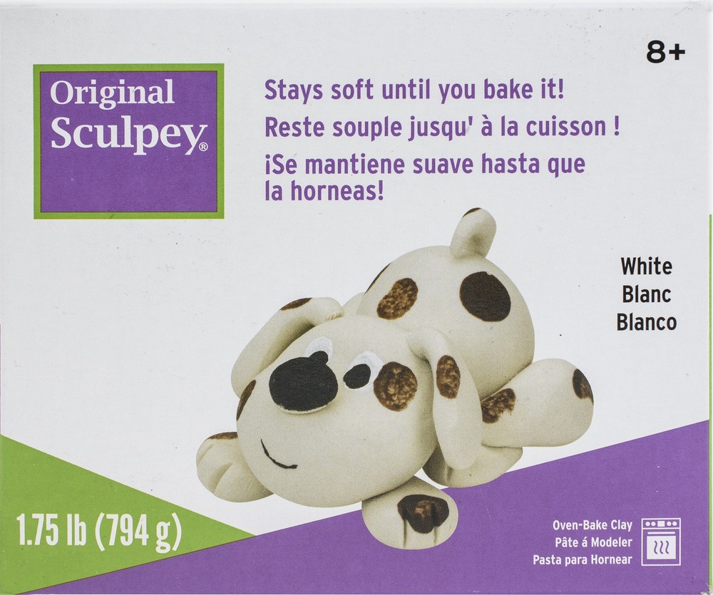 Polyform S2 Sculpey Original Polymer Clay 1.75lb-White