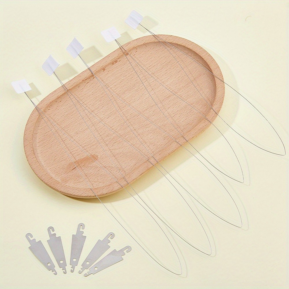 1set 40pcs 2 styles Stainless Steel Sewing Needle Devices Thread Guide
