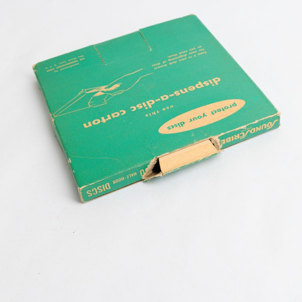 Vintage Soundscriber Recording discs Half Hour Discs