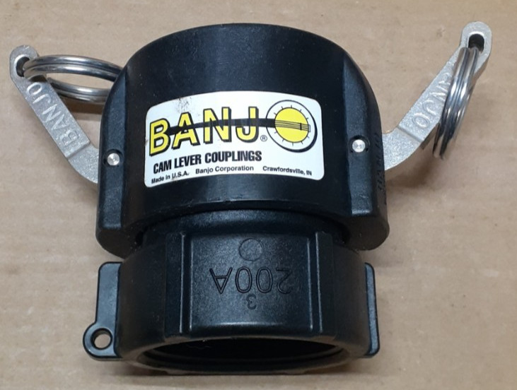 BANJO 200A, CAM LEVER COUPLINGS