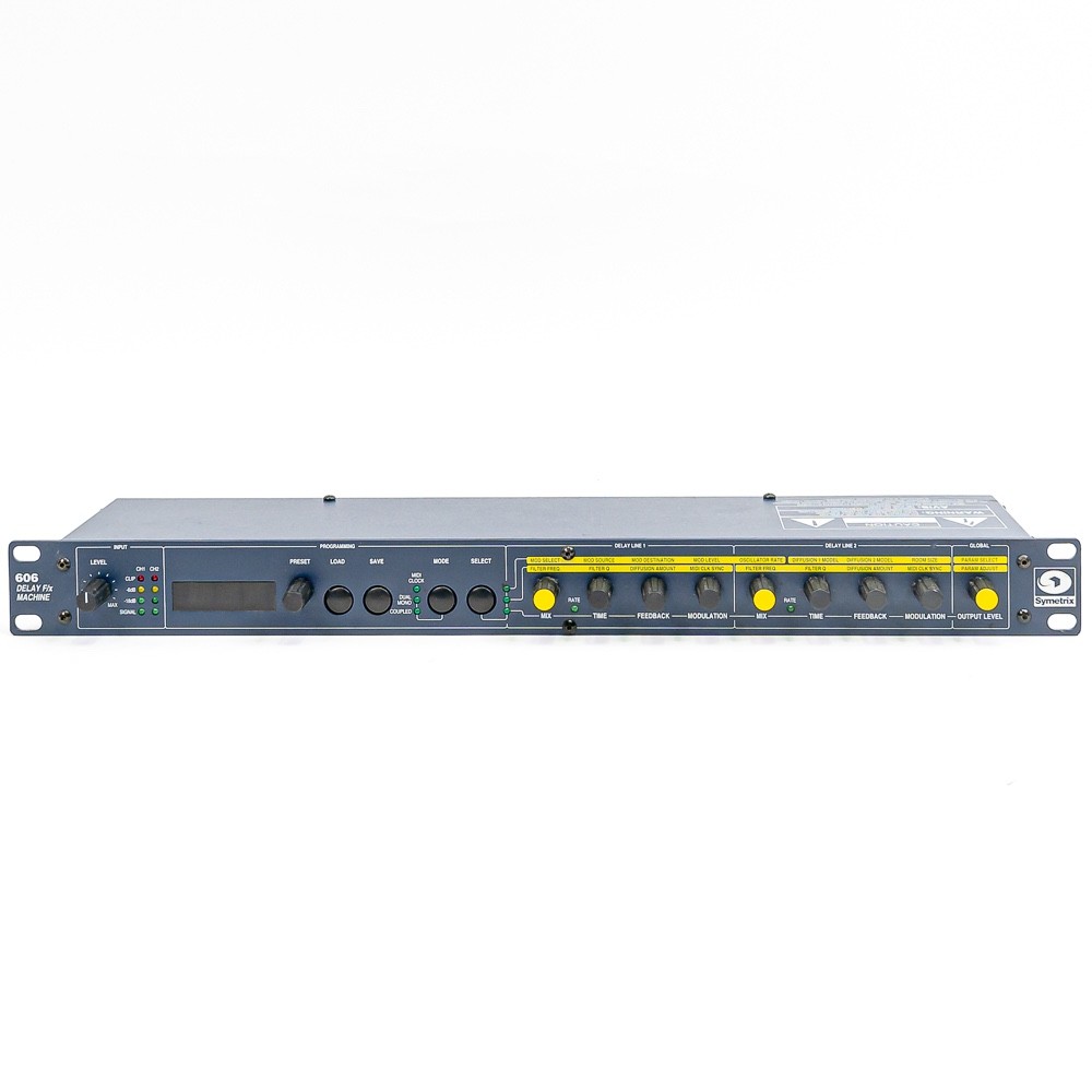 Symetrix 606 Delay F/X Machine - Stereo Rackmount Studio Delay