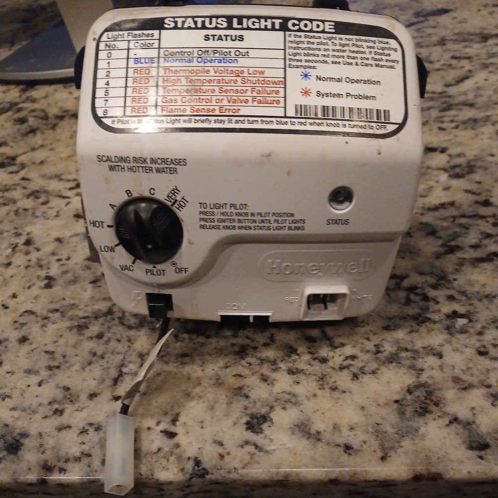 Honeywell WV8840C1406 WATER HEATER GAS VALVE