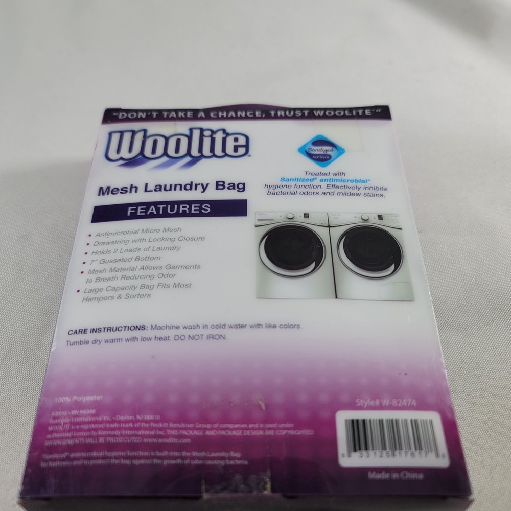 Woolite Sanitized Mesh Laundry Bag (W-82474)