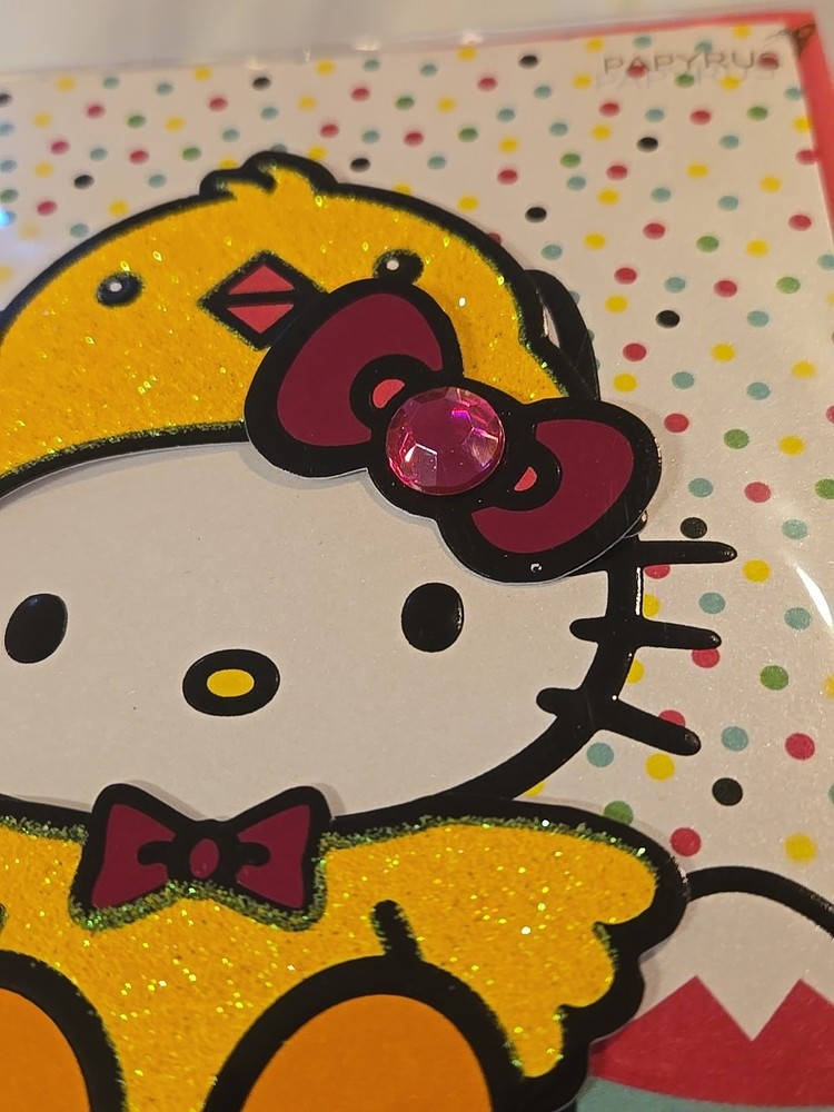 Hello Kitty Papyrus Happy Easter Greeting Card