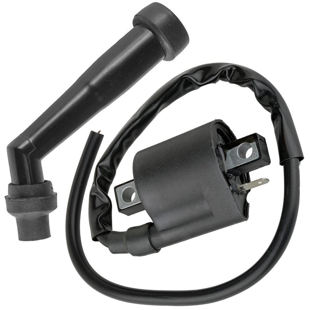 Ignition Coil with Spark Plug Boot Cap for Yamaha Kodiak 400 1999