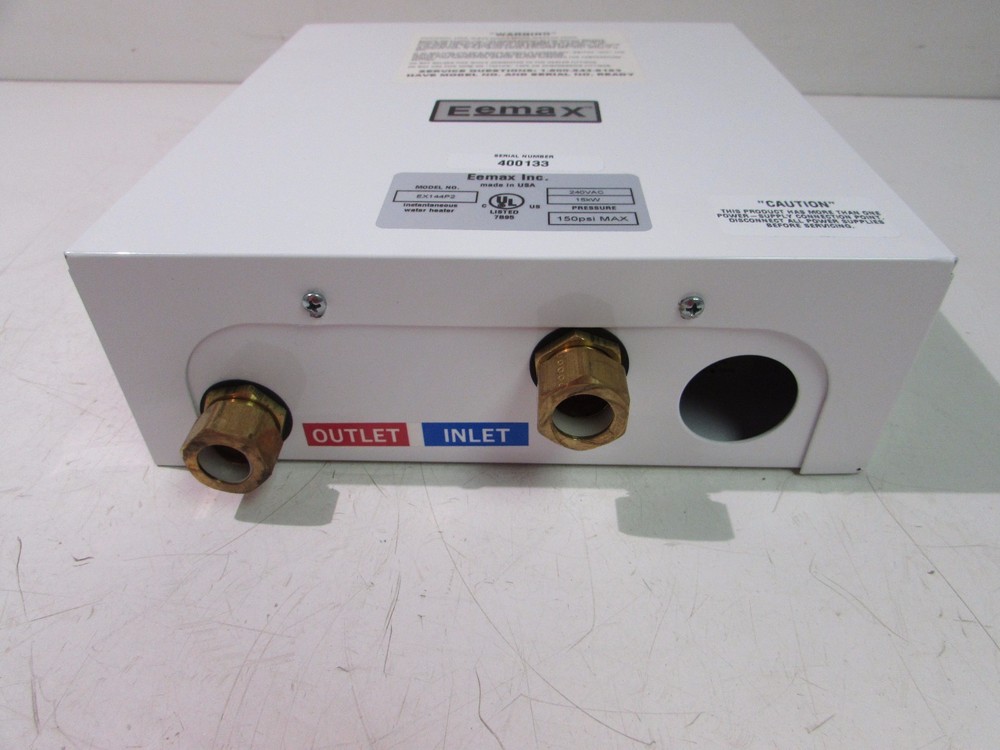 EEMAX EX144P2 TANKLESS WATER HEATER 240VAC 15KW 150PSI MAX **NNB**