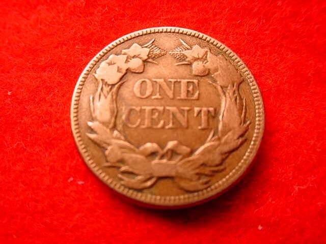 1857 FLYING EAGLE CENT GREAT COIN!! #73