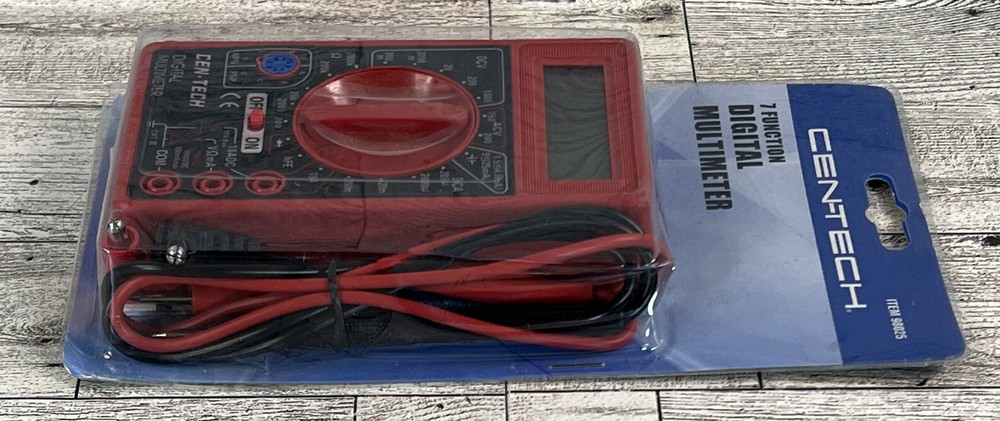 Cen-Tech 7 Function Digital Multimeter 98025 New In Package