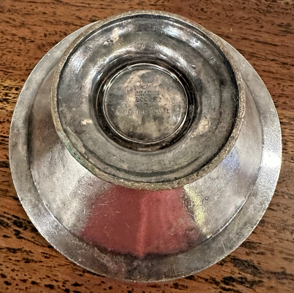 Reed & Barton Silver Soldered 2000F2 7 Plamer House Footed Bowl