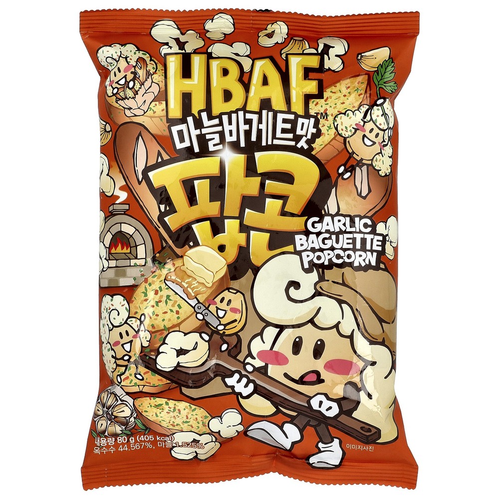 Garlic Baguette Popcorn, 80 g