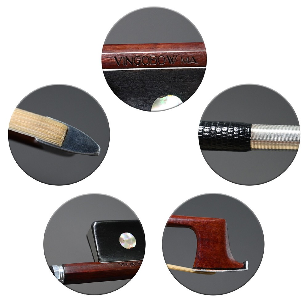 NEW Master Pernambuco Violin Bow TOP Craftsmanship 4/4 size Silver Tips