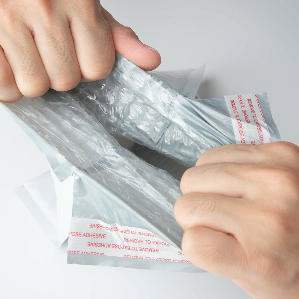 KSK Packaging 6.25" x 9" Poly Bubble Mailers Padded Envelopes