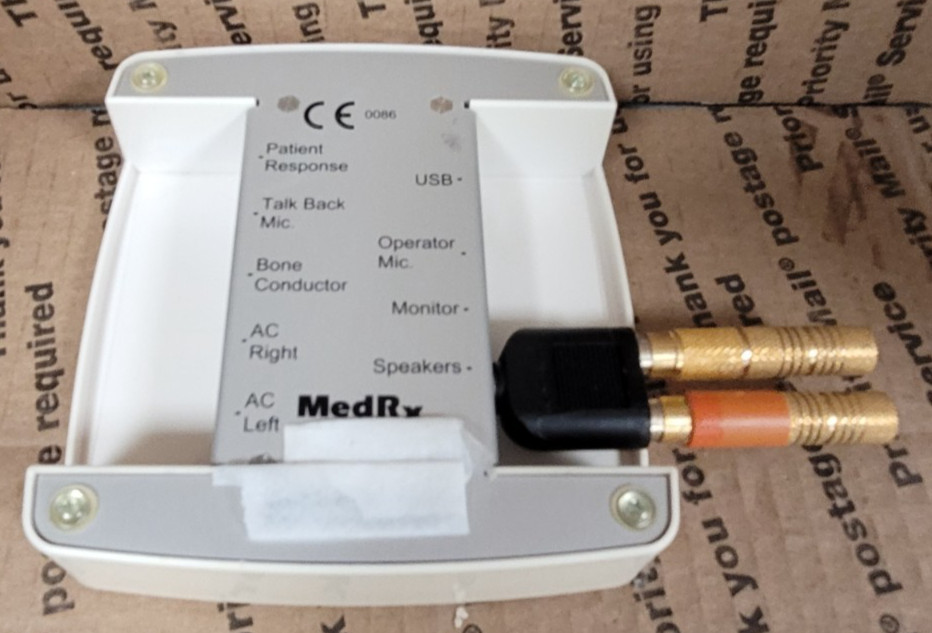 MedRx Avant A2D+ PC Based Audiometer W/USB (POWERS ON!)