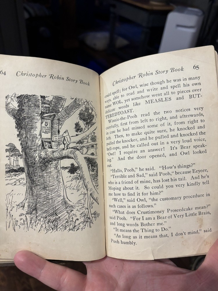 A A Milne First Edition Christopher Robin Story Book