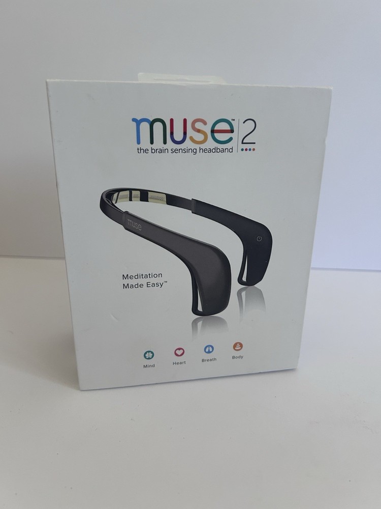 Muse 2 Brain Sensing Meditation Headband With Bonus Case