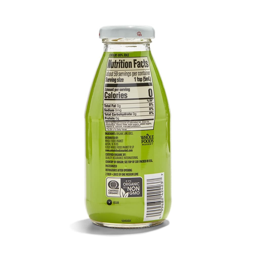 , Organic Lime Juice, 10 Fl Oz
