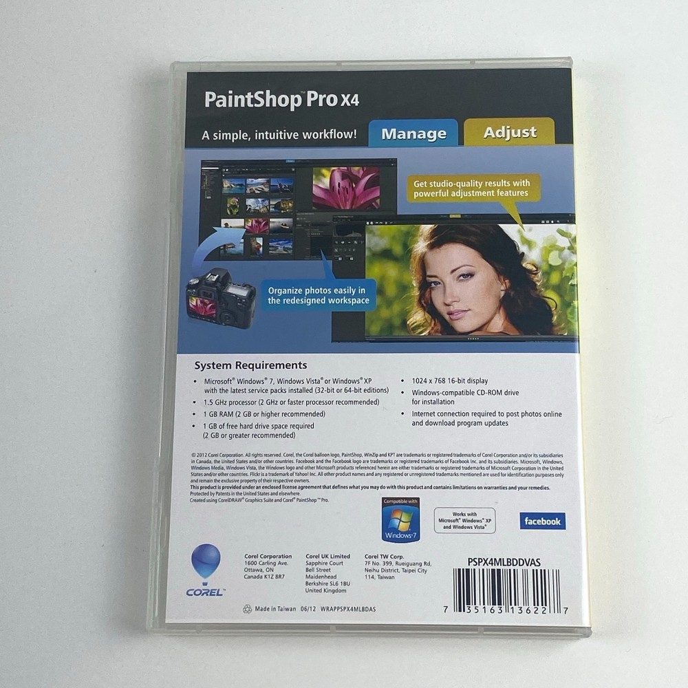 Corel PaintShop Pro X4 (PC DVD) | Photo Editing Software
