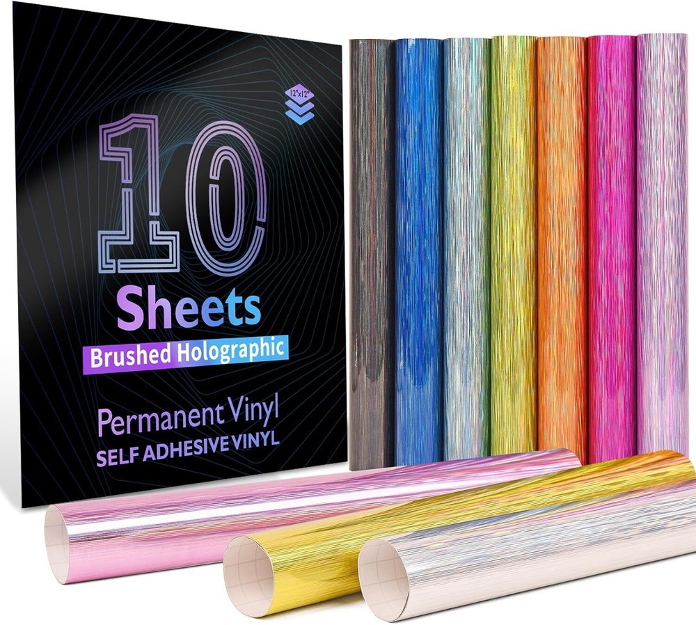 Lya Vinyl Permanent Adhesive Bundle 10 Pack Brushed Self Color