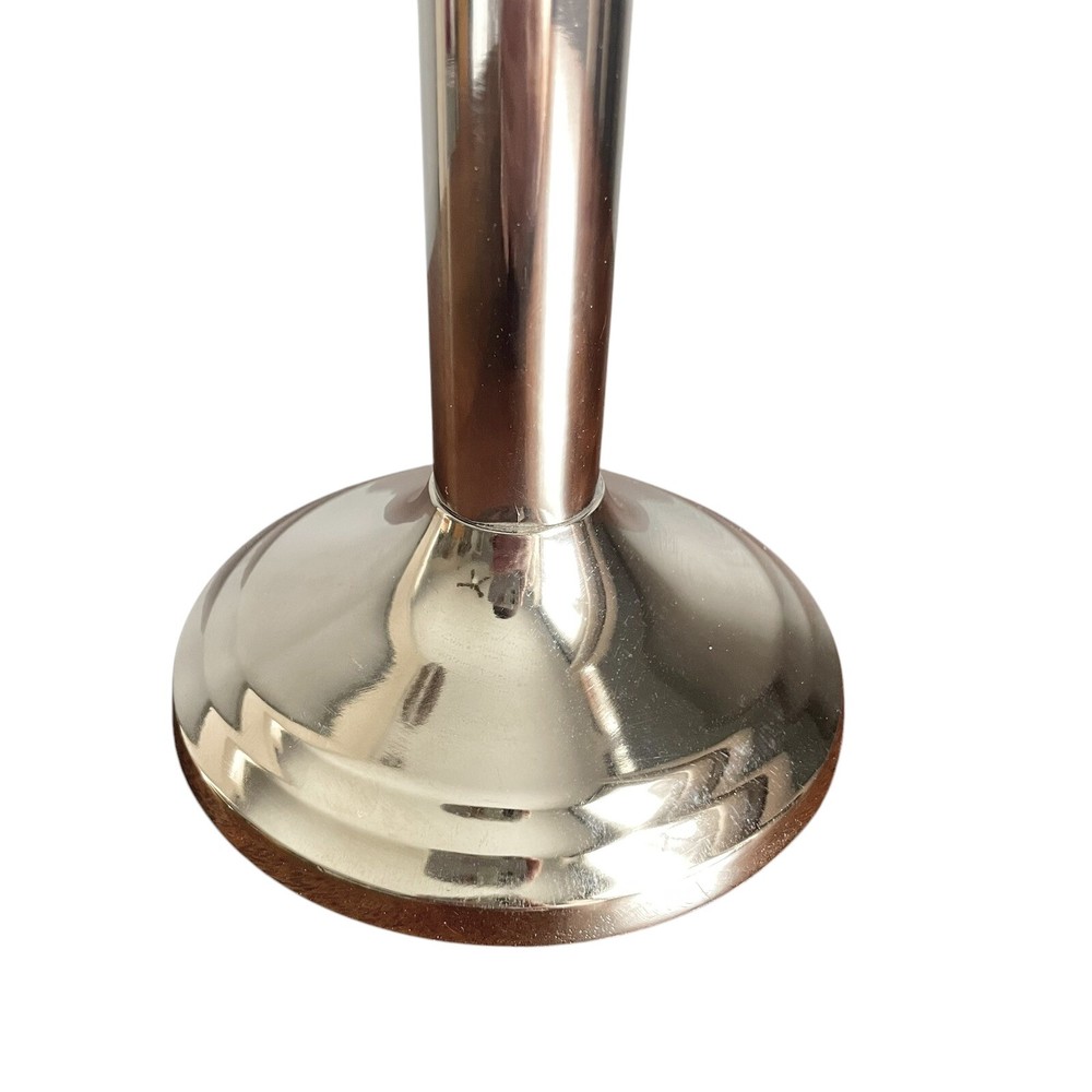 Silver Plated 3 Arm Candelabra 12"H